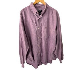 Ralph Lauren Jeans Co Long Sleeve Classic Button Down‎ Shirt Mens Size XL Purple